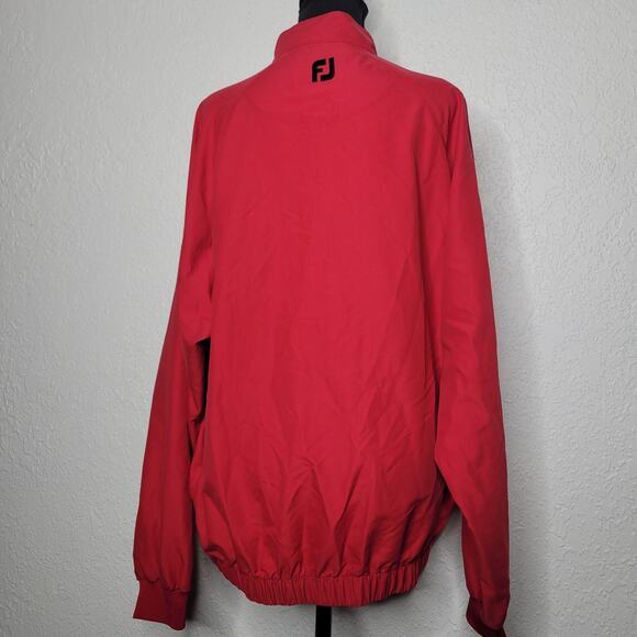 FootJoy FJ Mens Golf Long Sleeve 1/4 Button Down Windbreaker Pullover Jacket✨️M - Picture 11 of 14